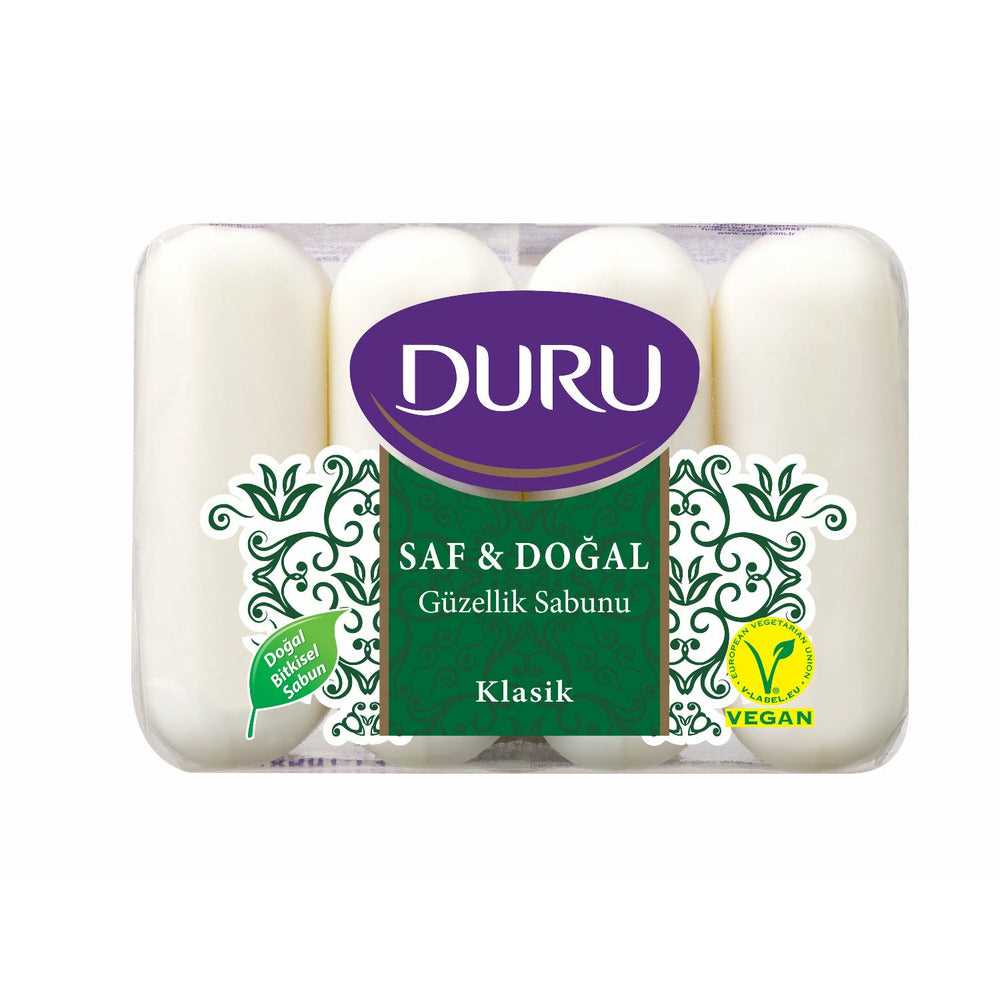 Duru Pure Natural Hand Soap Saf Dogal Pack 4 x 70g