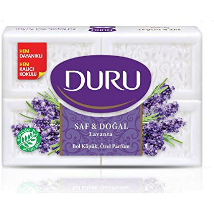 Duru Pure & Natural Saf & Dogal Lavanta Lavender Soap Pack 4x150g