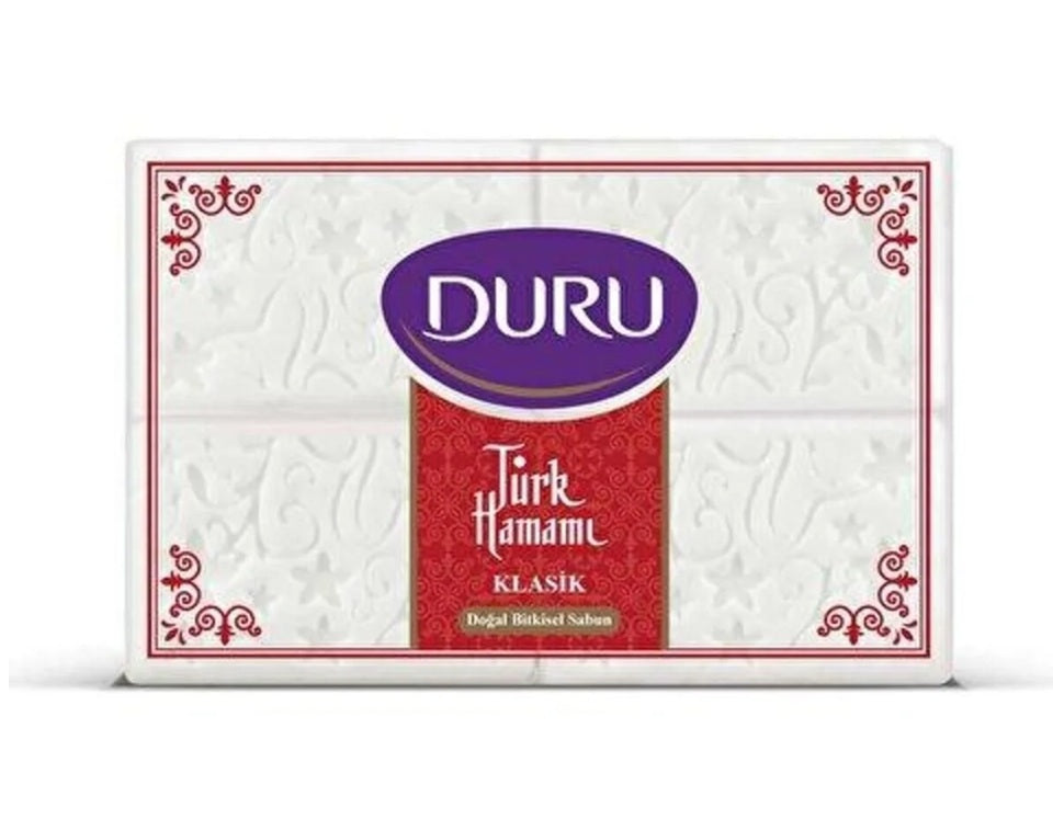 Duru Turkish Bath Classic Natural Herbal Soap Bar (4 x 200g Pack)