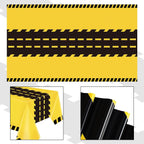 Dvaorc 4 Pack Construction Tablecloths - Rectangle 51x86 Inch Dump Truck Birthday Table Covers