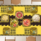 Dvaorc 4 Pack Construction Tablecloths - Rectangle 51x86 Inch Dump Truck Birthday Table Covers