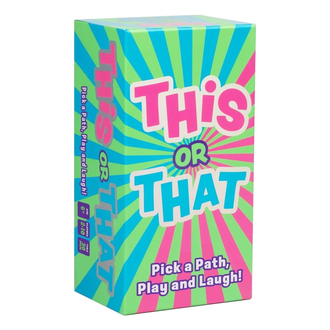 DYCE This or That Party Game – Family Card Game with Easy Either/Or Choices