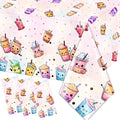 Dydamud Boba Tea Party Decorations - 3pc Waterproof Tablecloths