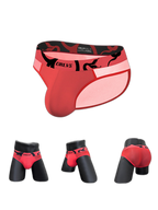 Men's Mesh Sport Briefs with Contoured Pouch & Ventilation