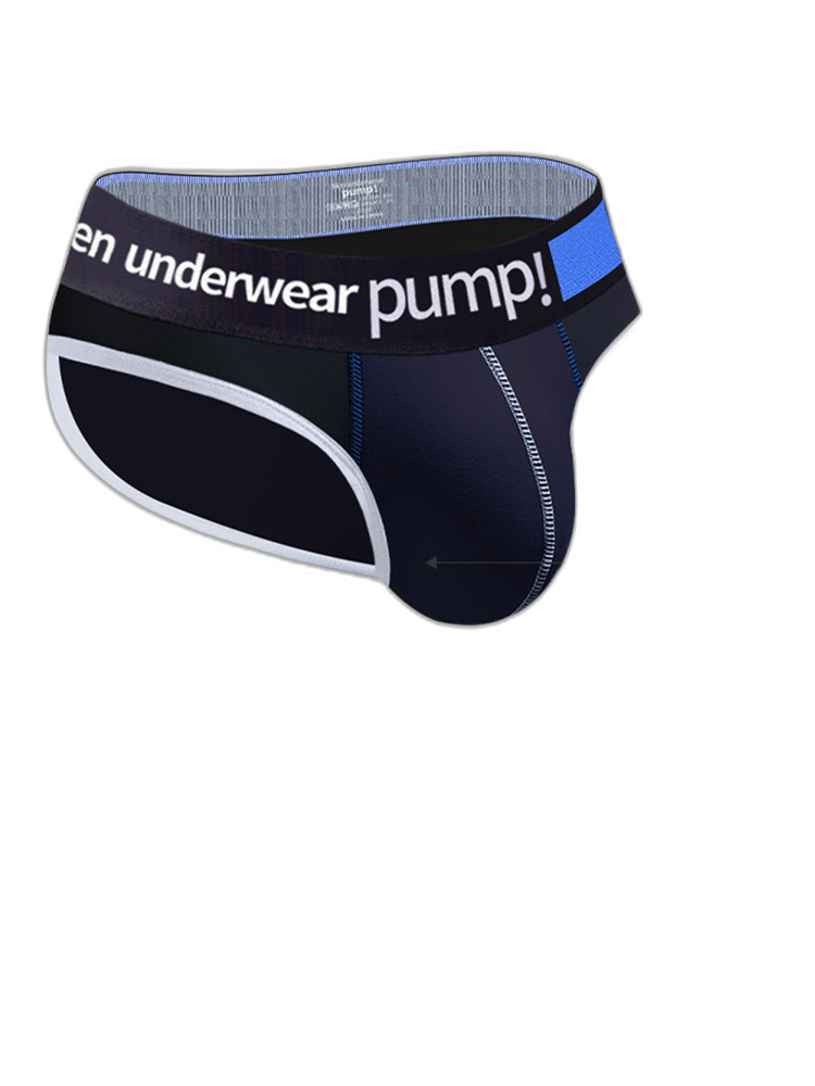 2 Pack Men's Middle-Rise Cotton Sexy Briefs