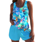 Printed Two-piece Swimsuit Womens Tankini