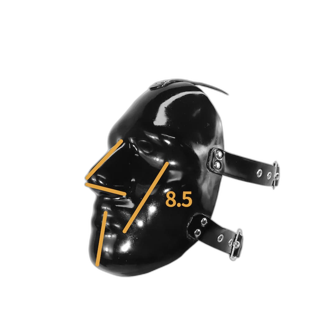 THE RUBBER PRISONER Anatomical Latex Mask
