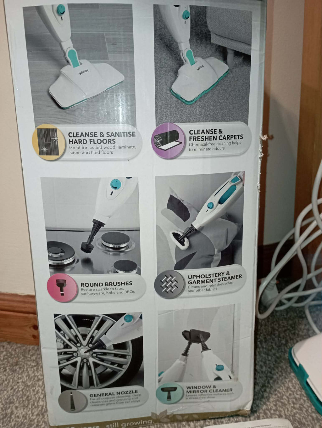 BELDRAY 12 IN 1 STEAM CLEANER