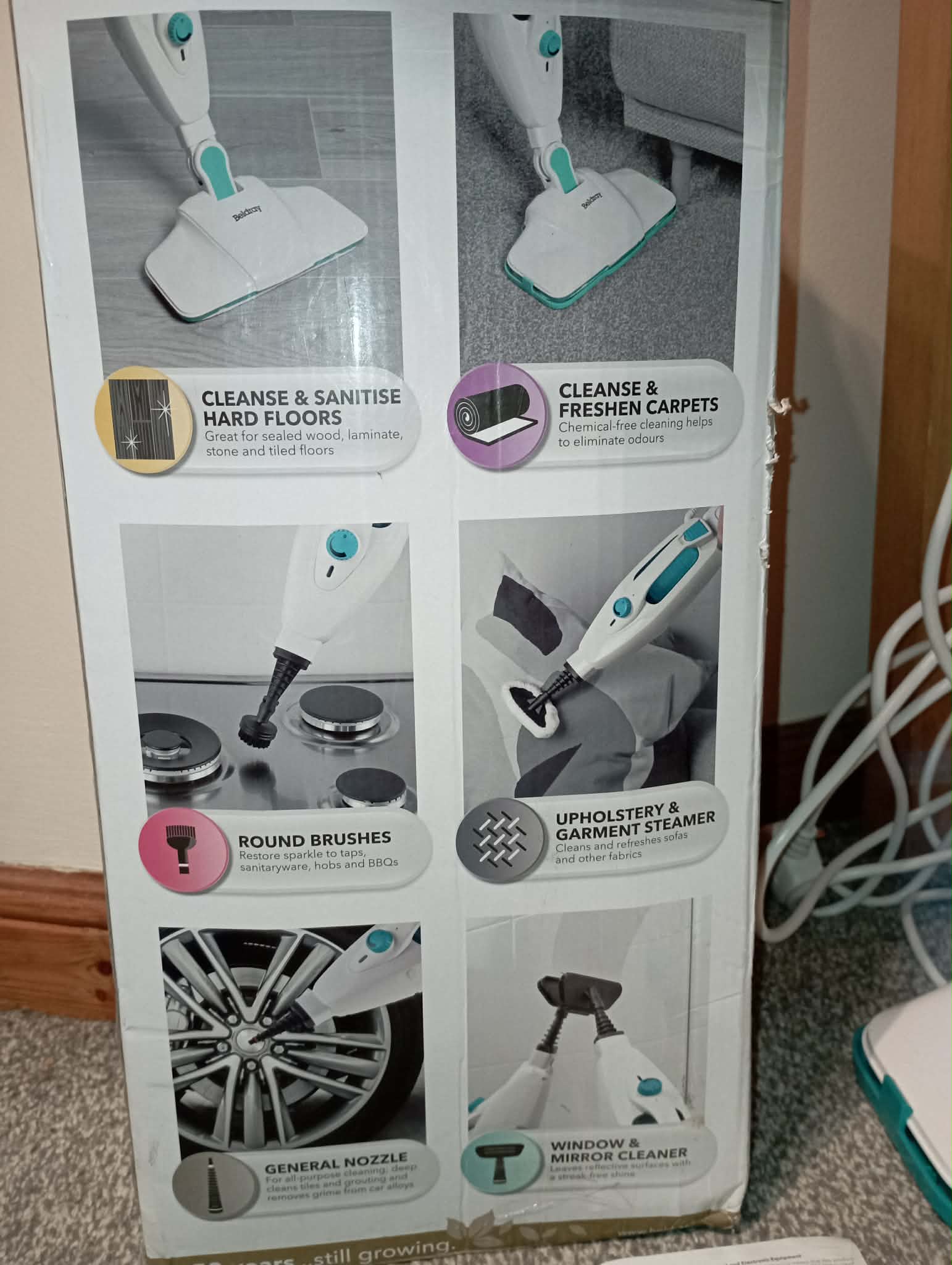 BELDRAY 12 IN 1 STEAM CLEANER