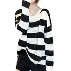 Women's Plus-Size Winter Knitted Sweater