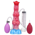 Molten - 10 Inch Inflatable Squirting Knot Dildo - Fantasy Dildo