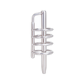 Prowler RED Urethral Plug & Cage Silver