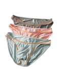 3 Pack Men's Ultra-Soft Stretch Fabric Ice Silk Briefs