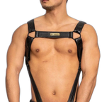 Sexy PU Leather Cock Ring Penis Harness