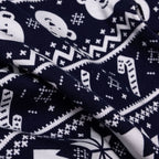 HelloBaby Boys Long Sleeve Pyjamas Set Christmas Crew Neck Long Leg Long Sleeve - Navy Blue