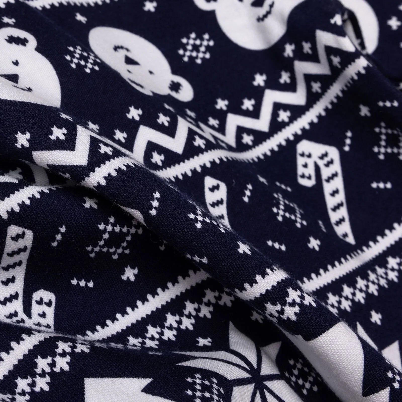 HelloBaby Boys Long Sleeve Pyjamas Set Christmas Crew Neck Long Leg Long Sleeve - Navy Blue