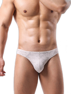 4-pack Men's Supportive Fit Lightweight & Airy Breathable Thong & Strings