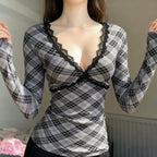 Women's Slim Fit Slim Bottoming Top
