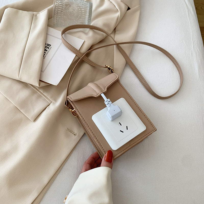 Fashion All-match  Socket Mobile Phone Bag