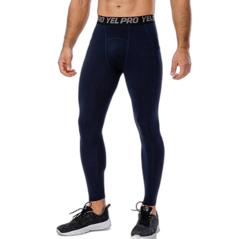 Mens Sports Thermal Leggings Compression Base Layer Tights