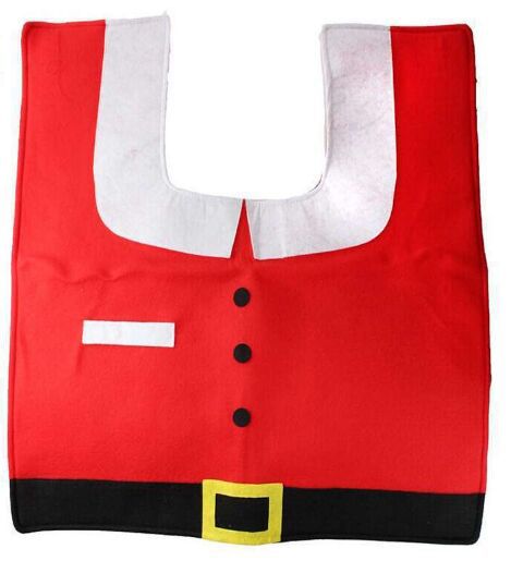 Christmas Bathroom Toilet Set - 3-Piece Festive Decor with Santa, Snowman, Elf & Reindeer Designs