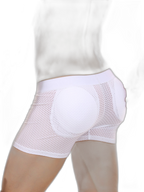 Sponge Cushion Mesh Buttock Boxer Briefs