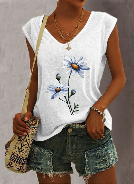 Women's Short-sleeve Wish-style Western-style Tank Top