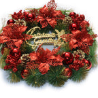 Christmas Wreath Door Hanging Decorations Festive Ornaments