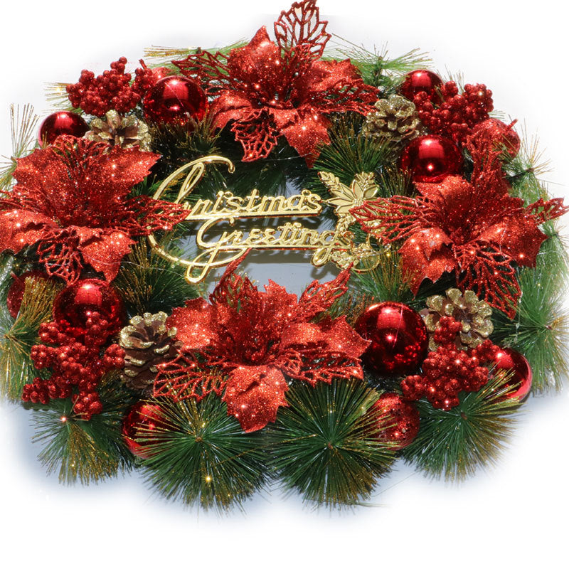Christmas Wreath Door Hanging Decorations Festive Ornaments