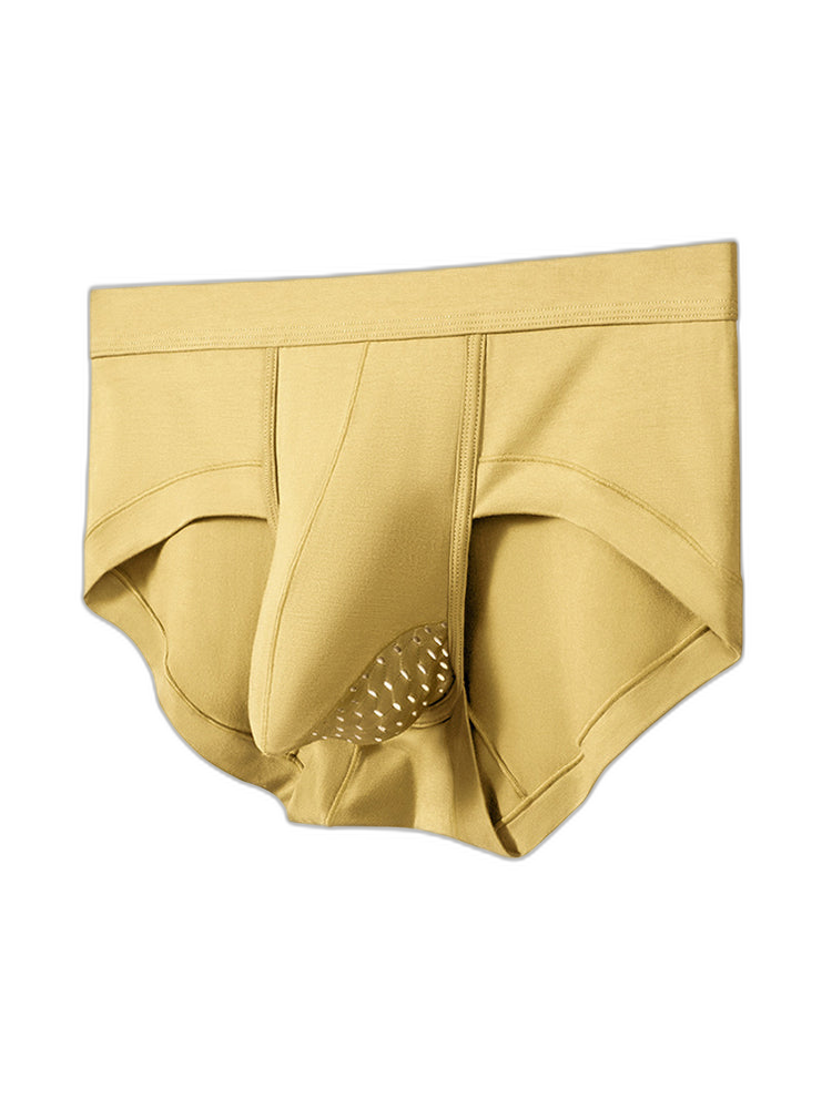 2 Pack Men's Breathable Pouch Separate Modal Briefs