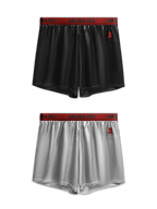 2 Pack Men's Solid Lounge Casual Boxers