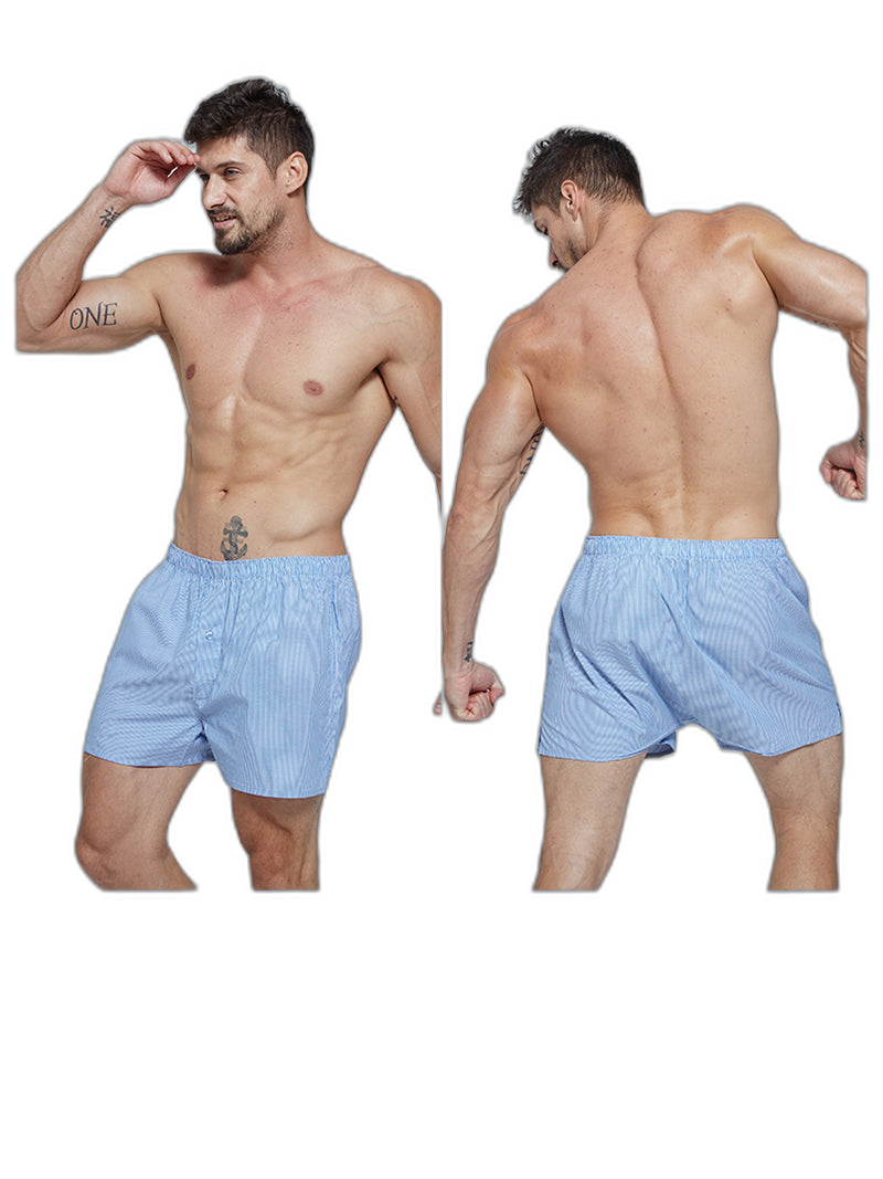 3 Pack Men's Cotton Loose Boxers