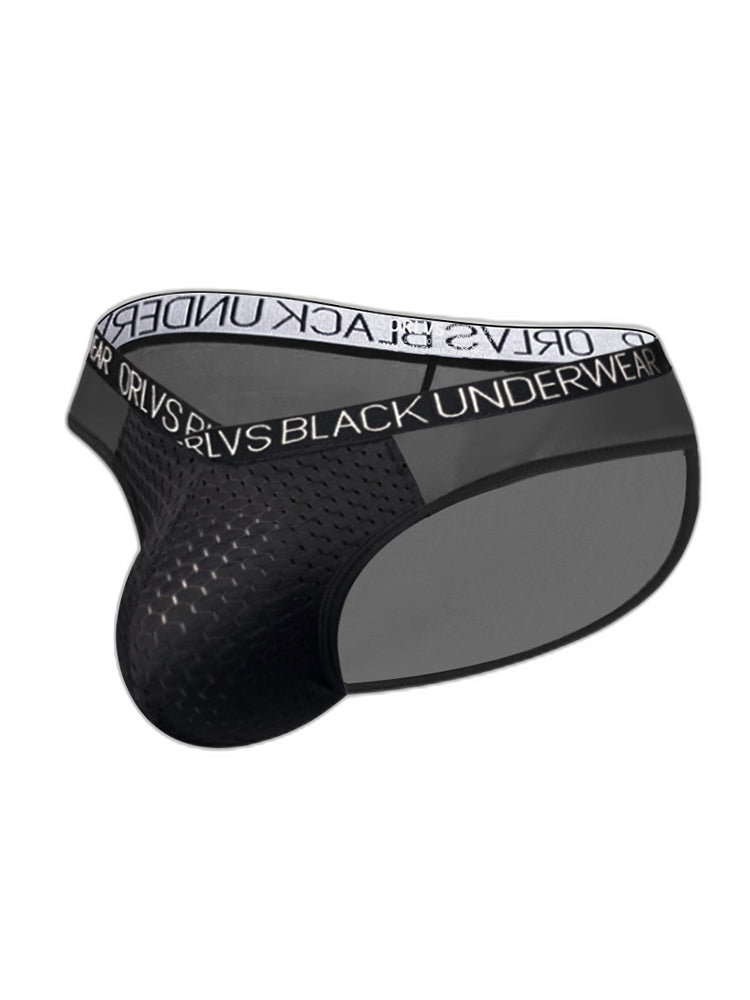 2-Pack Breathable Low Waist U-Convex Semi-Transparent Men's Briefs
