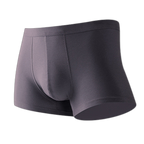 4Pcs Modal Pure Color Thin U Convex Boxer Briefs For Men