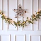 Led Lights Wall Hanging Lamp Rattan Copper Decoration Home Fake Pine Needles New Wreath Window Green For Thanksgiving Christmas