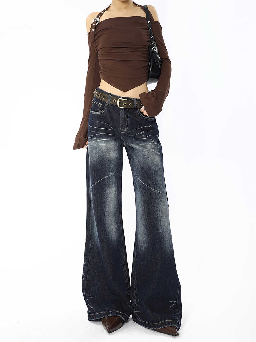 Retro Design Relaxed Micro-pants