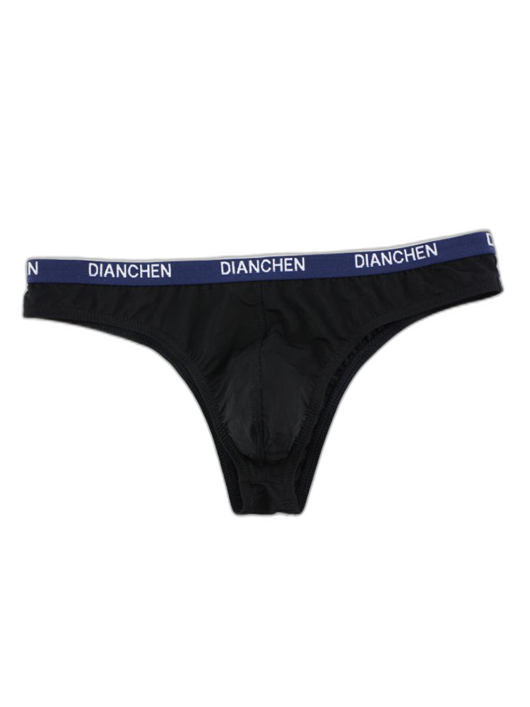 4 Pack Men's Sexy Comfortable Ice Silk Breathable Thong