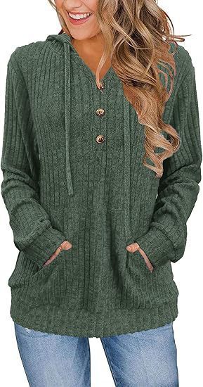 Einfarbiger, langärmeliger Hoodie aus gebürstetem Bedford-Cord-Pullover