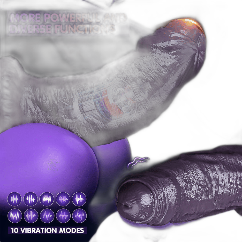 Fleshcurrent - 4.3 Inch Realistic Silicone Vibrating Dildo