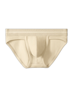 2 Pack Men's Waffle-Knit Cotton Separable Scrotum Support Briefs