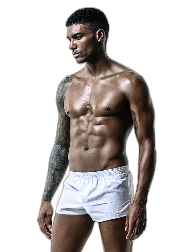 Men's Breathable Cotton Built-in Pouch Boxers