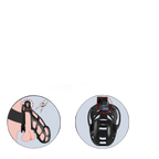 Cosmas - Male Chastity Cage - Chastity Cage Belt - Dick Cage