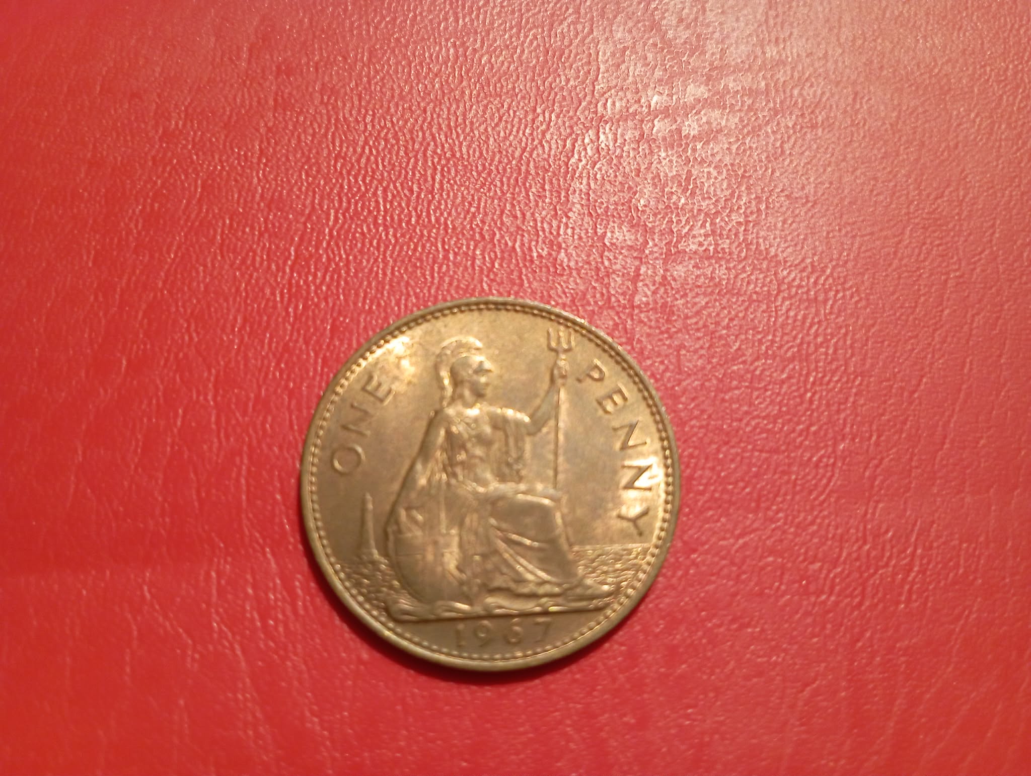 COIN : OLD STYLE 1967 ONE PENNY