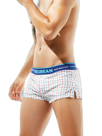 Men’s Relaxed Plaid Vent Cotton Boxers