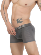 Sponge Cushion Mesh Buttock Boxer Briefs