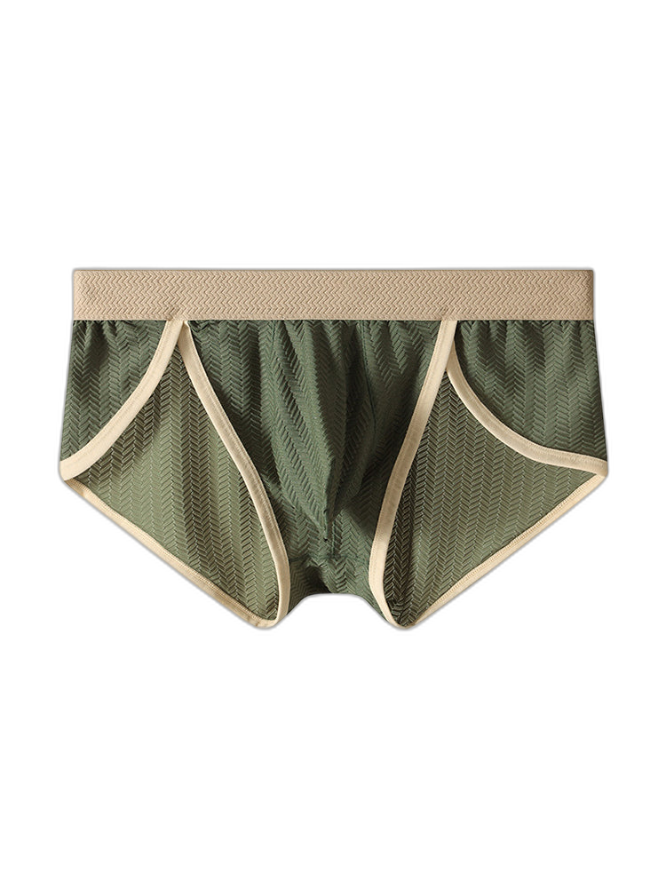 2 Pack Men's Breathable High-Stretch Seamless Comfort Odor-Control Briefs