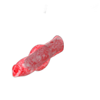 Shooter - 6-7 Inch Penis Sleeve With Harness - Knotted Cock Extender