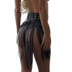 Women's Leather Lingerie Harness