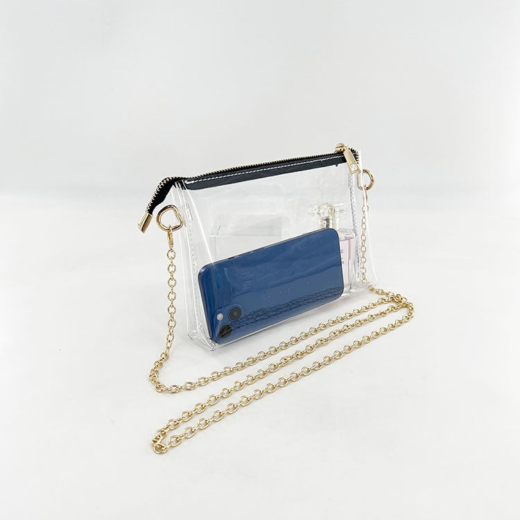 European And American Fashion Jelly Transparent Mobile Phone Bag