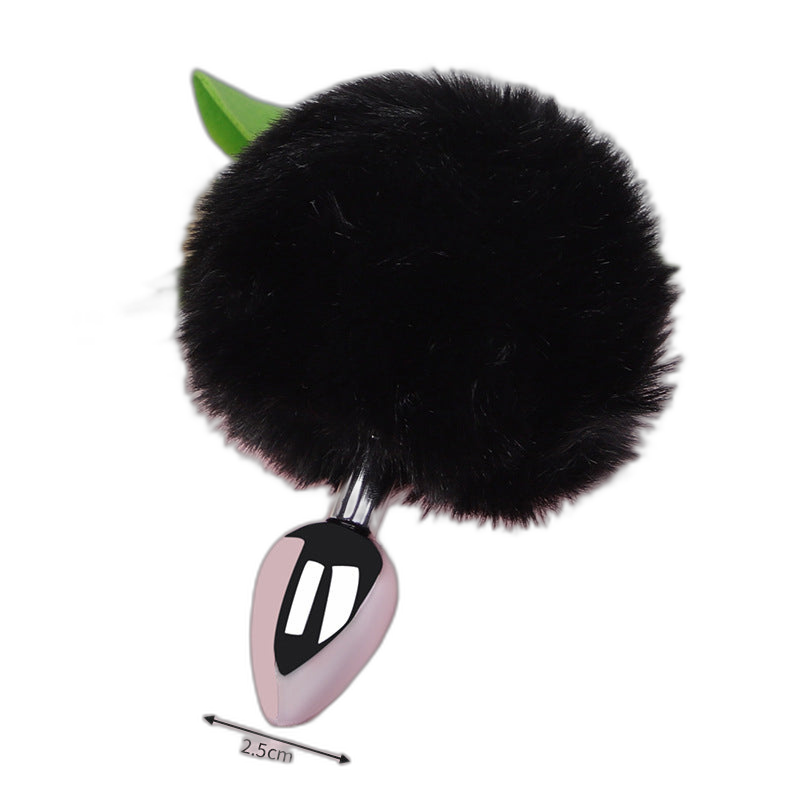 Lola - Bunny Tail Butt Plug - Metal Butt Plug - Anal Sex Toy